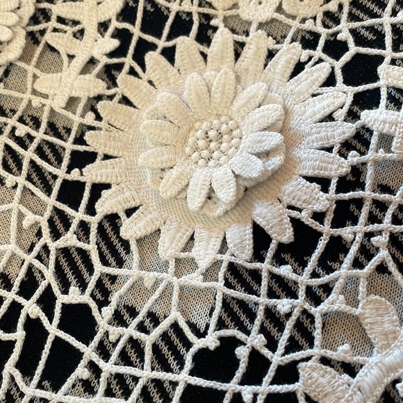 DVF Kennie Crochet Tie-Waist Dress - Picture 7 of 8